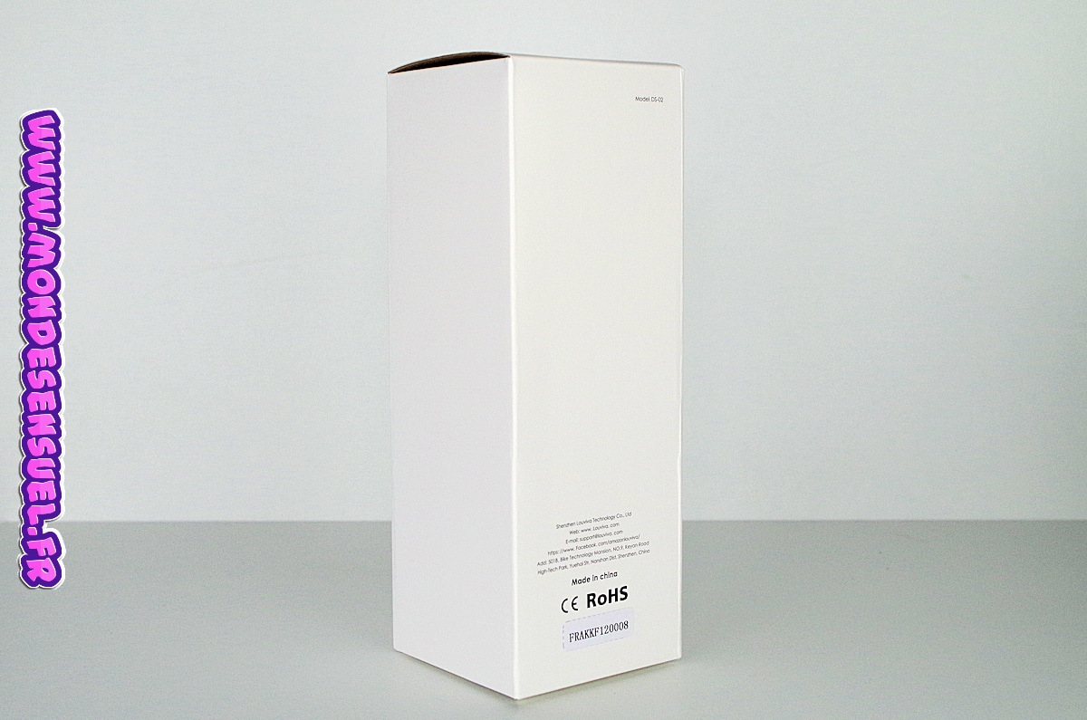 Godemichet réaliste Louviva boite dos