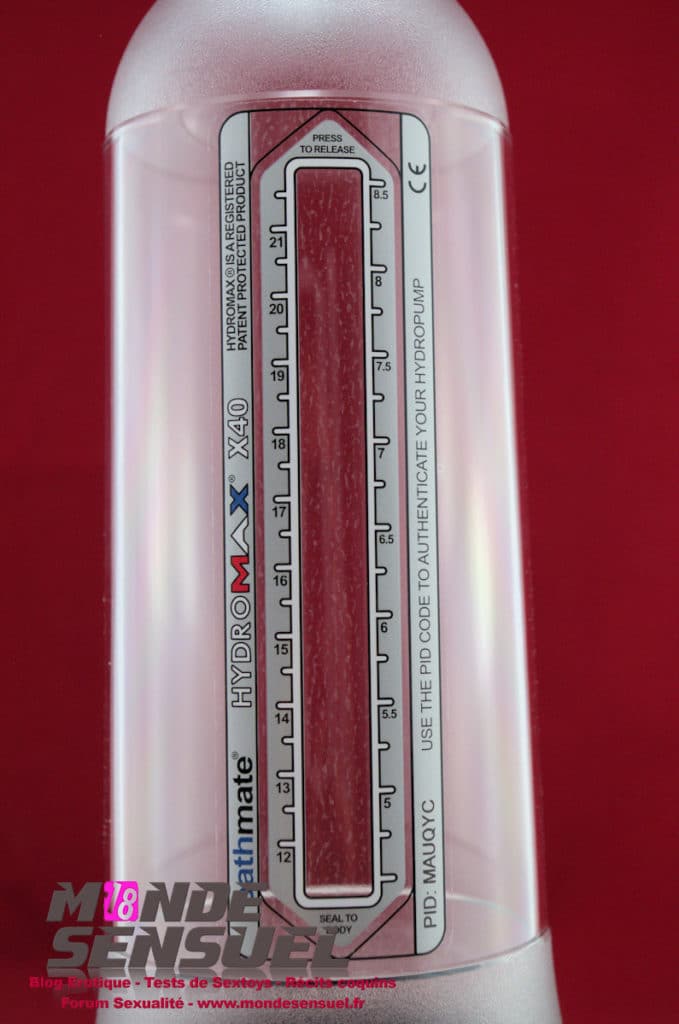 hydromax x40 mesure
