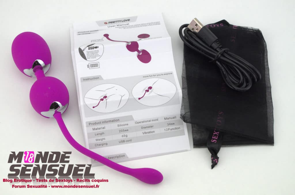 boules de geisha vibrantes pretty love contenu boite