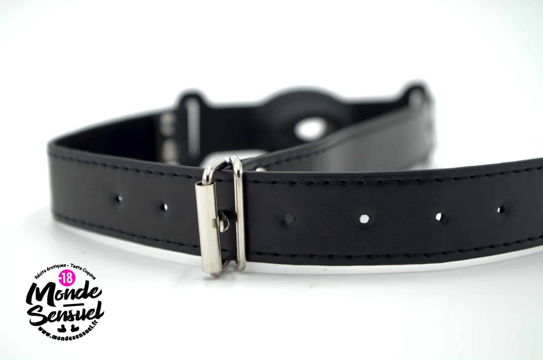 la sangle du bâillon